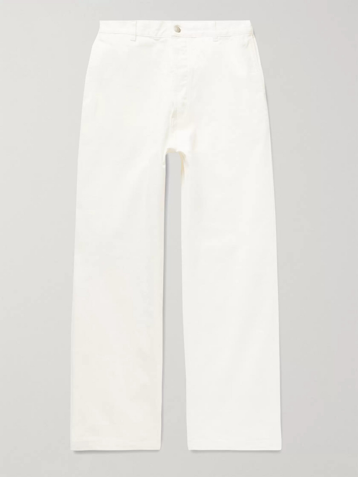 Maison Margiela Wide-leg Denim Jeans In White