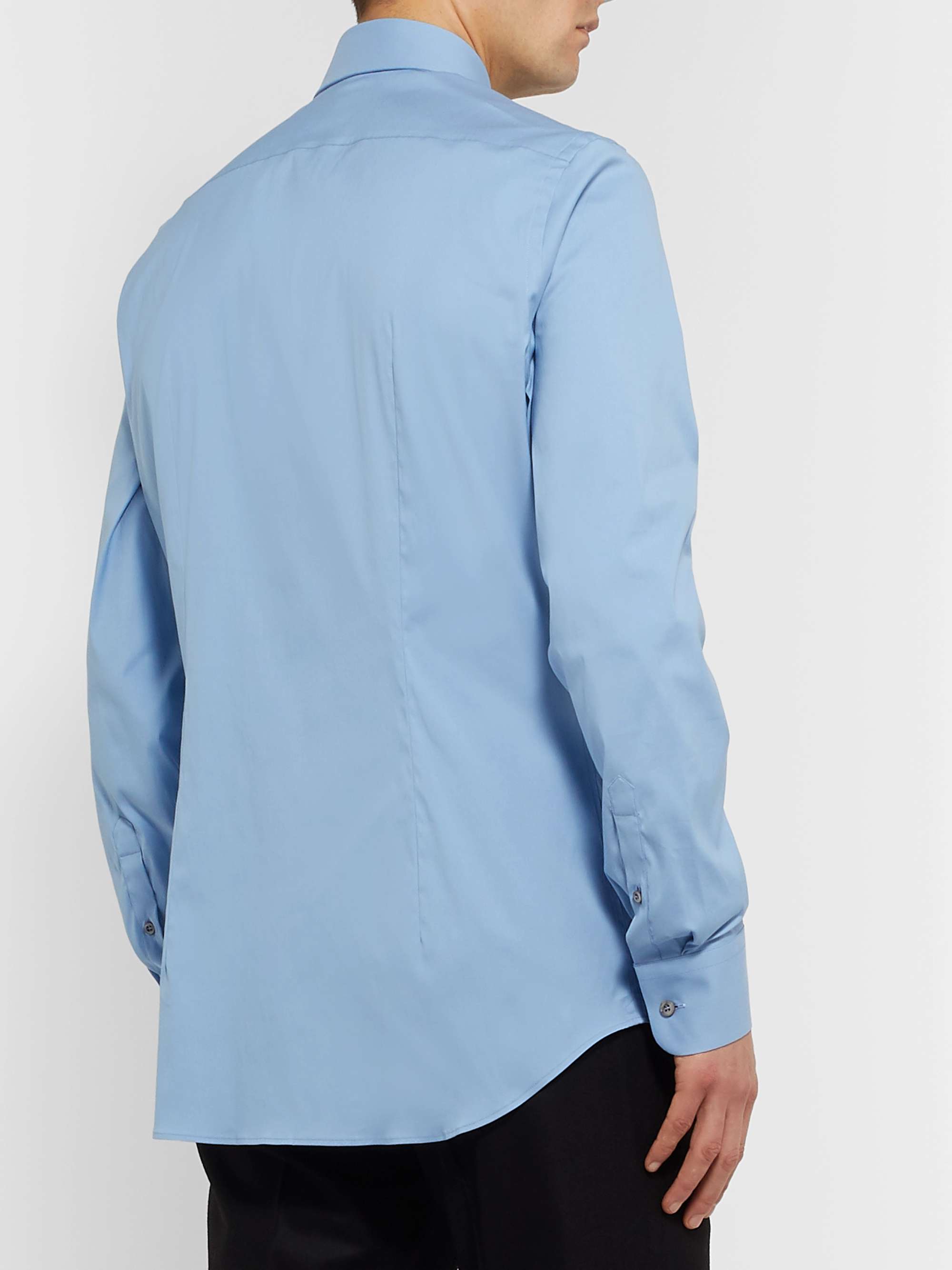 PRADA Slim-Fit Stretch-Cotton Shirt