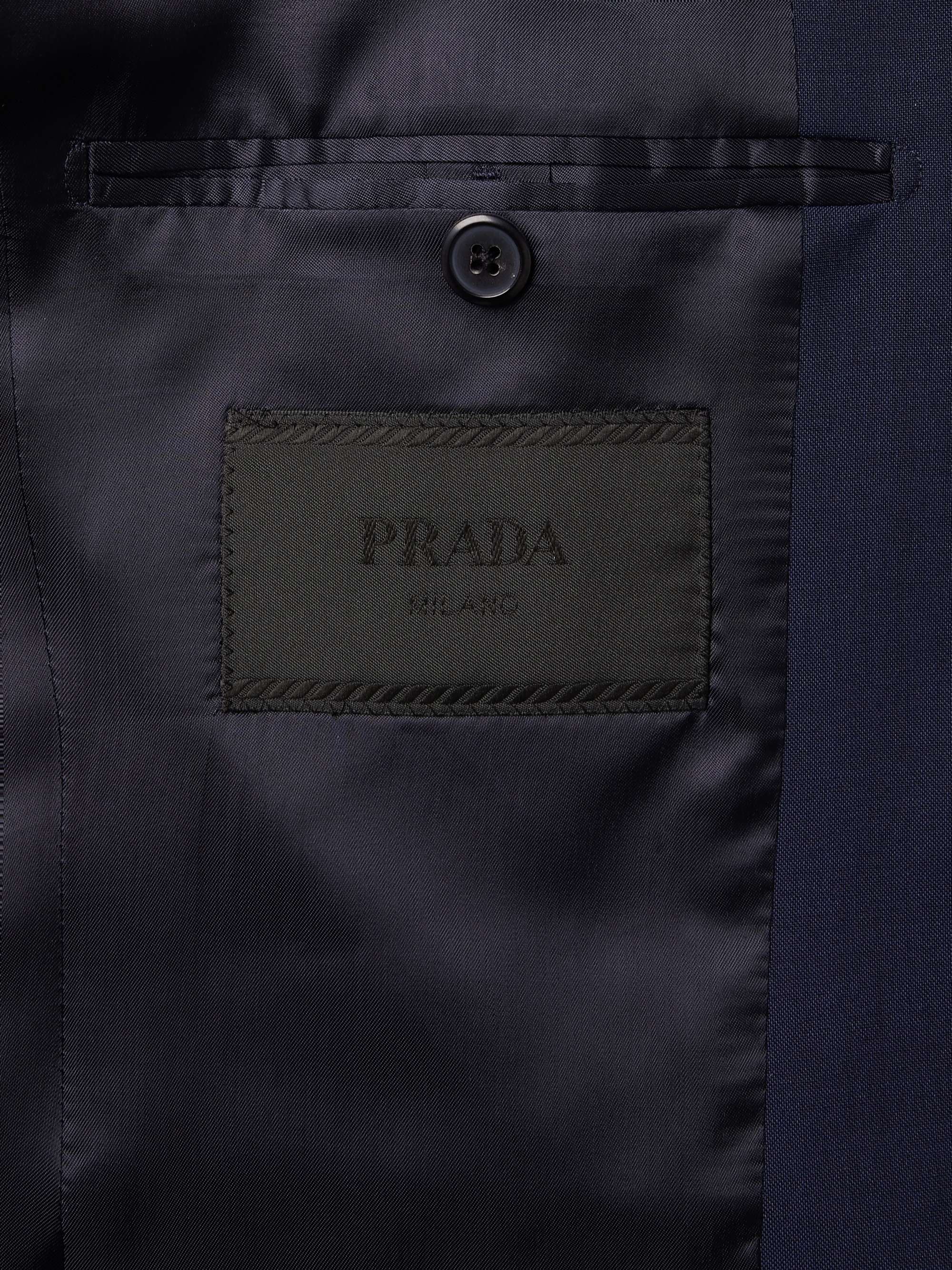 PRADA Navy Classic Tela Slim-Fit Wool and Mohair-Blend Suit