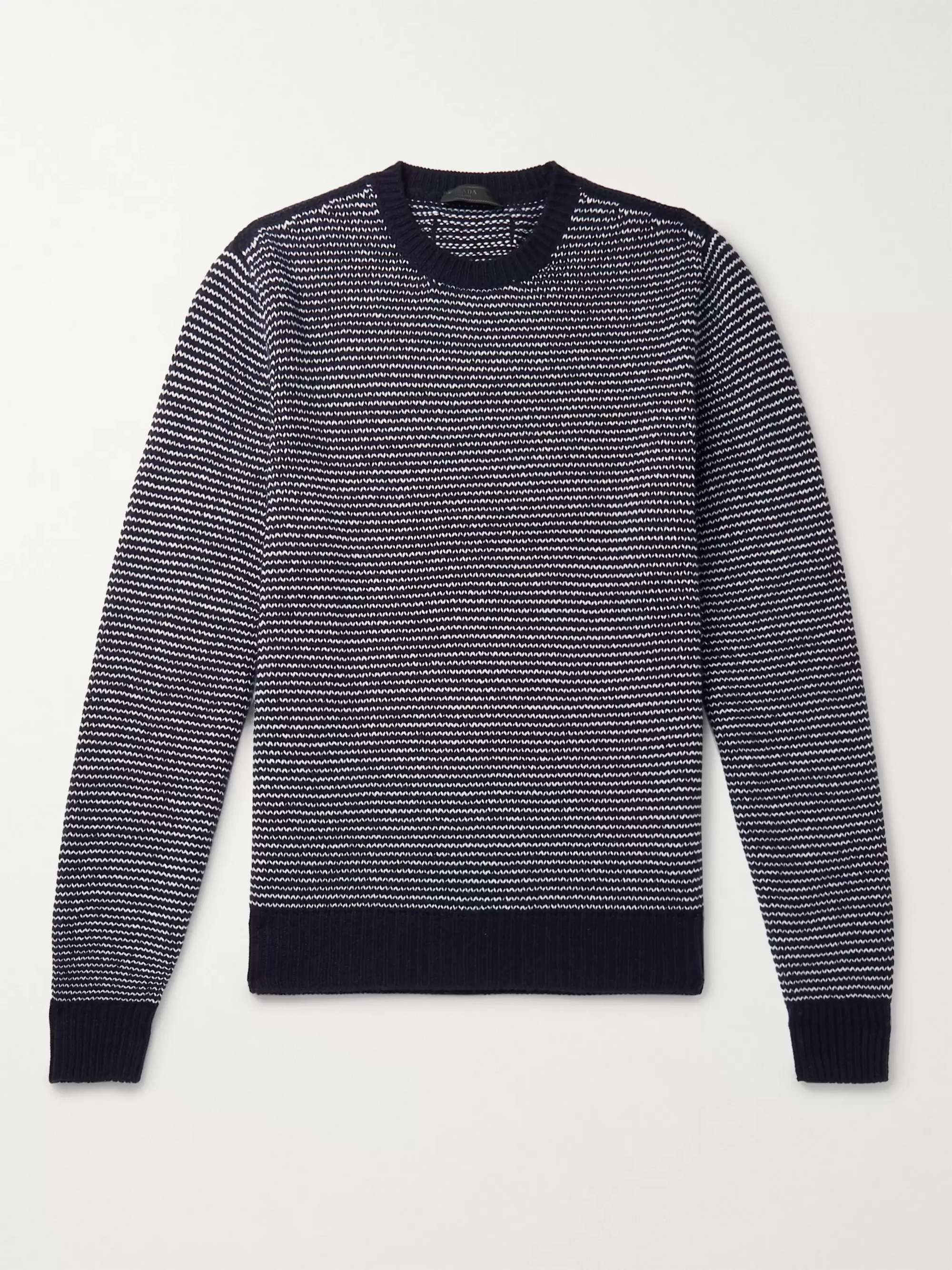 PRADA Striped Cashmere Sweater