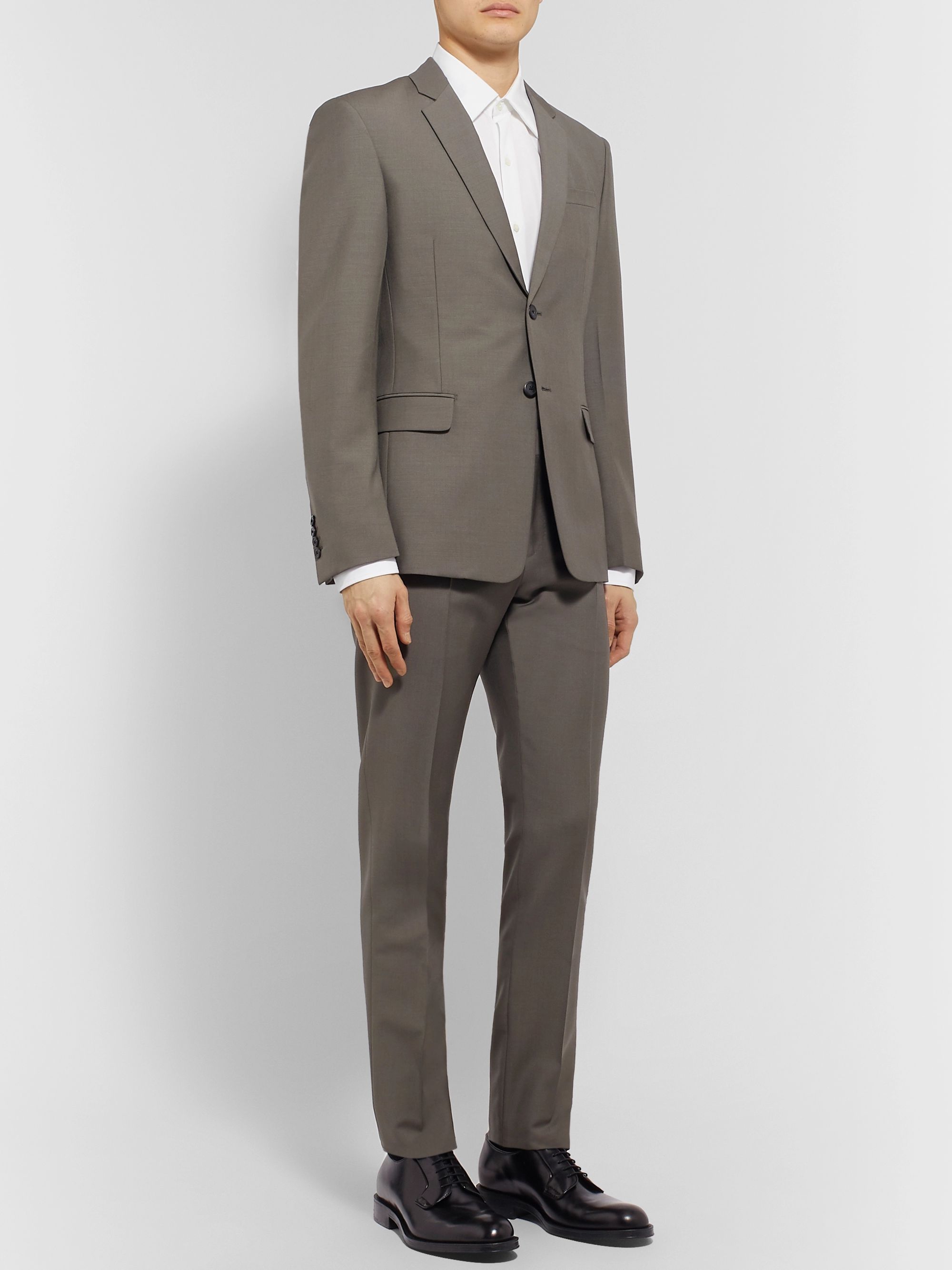 Green Slim-Fit Wool and Mohair-Blend Suit | PRADA | MR PORTER